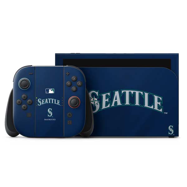 MLB Seattle Mariners Alternate/Away Jersey Nintendo Switch 2 (2025) with Joy-Con Skin