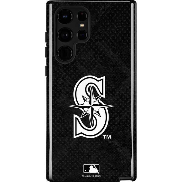 MLB Seattle Mariners Dark Wash Galaxy Cases