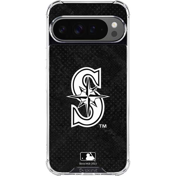 MLB Seattle Mariners Dark Wash Google Pixel 10 Pro Clear Case