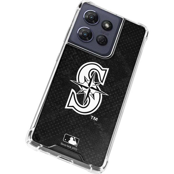 MLB Seattle Mariners Dark Wash Moto G 5G (2025) Clear Case