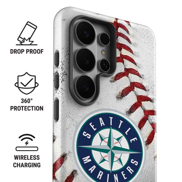 MLB Seattle Mariners Game Ball Galaxy S26 Ultra Impact Case