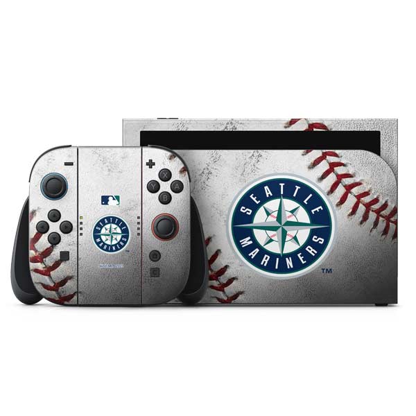 MLB Seattle Mariners Game Ball Nintendo Switch 2 (2025) with Joy-Con Skin