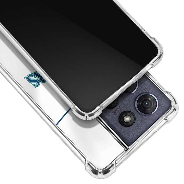 MLB Seattle Mariners Home Jersey Moto G Play 5G (2025) Clear Case