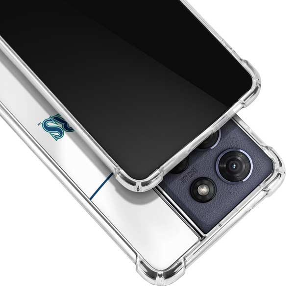 MLB Seattle Mariners Home Jersey Moto G Power 5G (2025) Clear Case