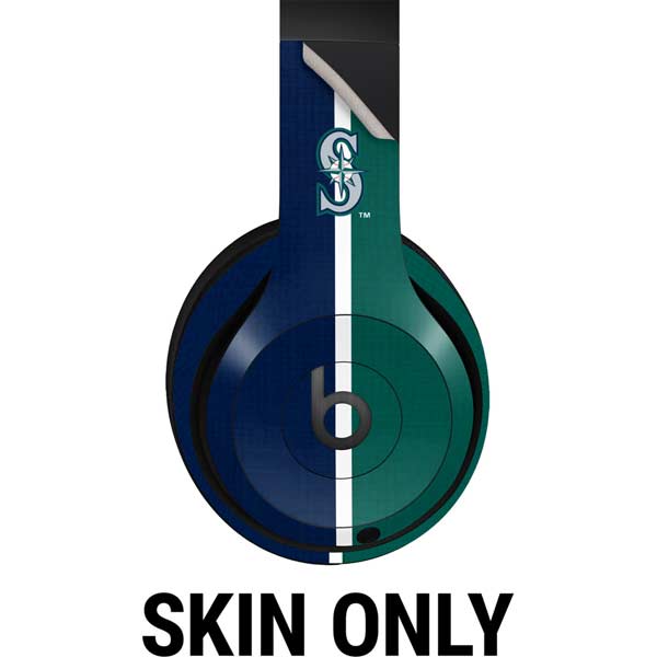 MLB Seattle Mariners Split Beats Studio Pro Wireless Headphones Skin