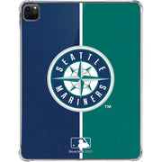 MLB Seattle Mariners Split iPad Pro 11in (2024) Clear Case