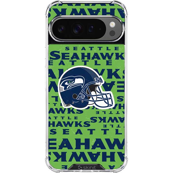 NFL Seattle Seahawks - Blast Green Google Pixel 10 Pro Clear Case