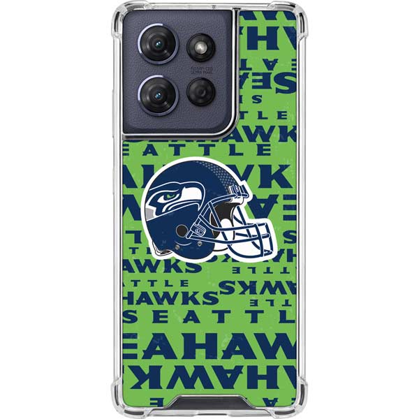 NFL Seattle Seahawks - Blast Green Moto G 5G (2025) Clear Case