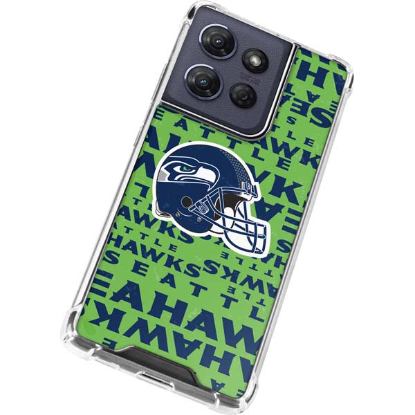 NFL Seattle Seahawks - Blast Green Moto G 5G (2025) Clear Case