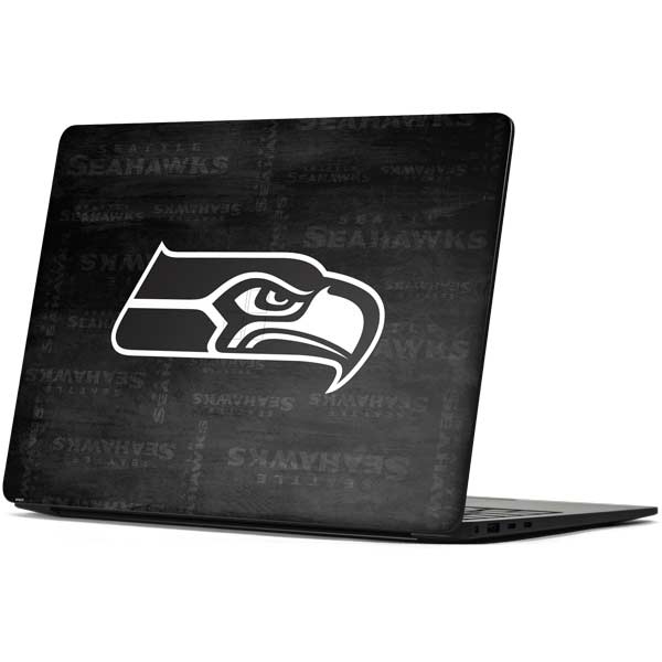 NFL Seattle Seahawks Black & White Surface Laptop 7 15in Skin