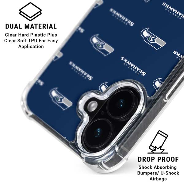 NFL Seattle Seahawks Blitz Series iPhone 17 MagSafe Case