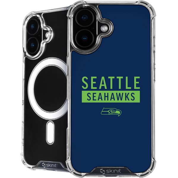 NFL Seattle Seahawks Blue Performance Series iPhone 17 MagSafe Case