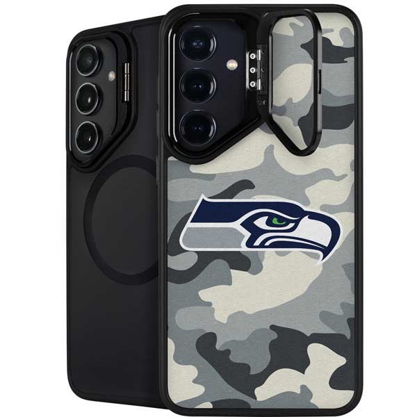 NFL Seattle Seahawks Camo Galaxy S26 Plus Kickstand Case