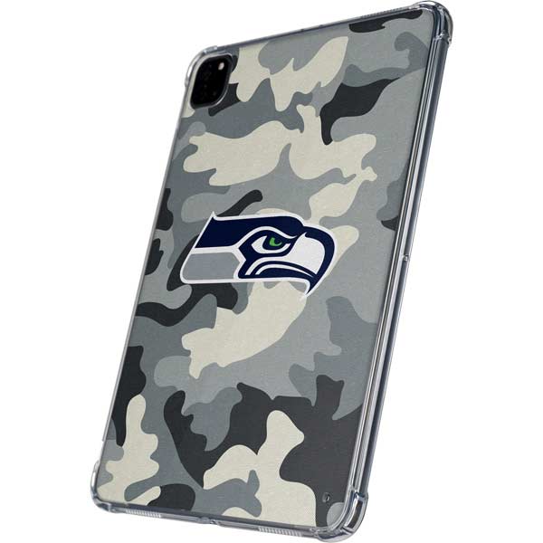 NFL Seattle Seahawks Camo iPad Pro 11in (2024) Clear Case