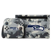 NFL Seattle Seahawks Camo Nintendo Switch 2 (2025) with Joy-Con Skin
