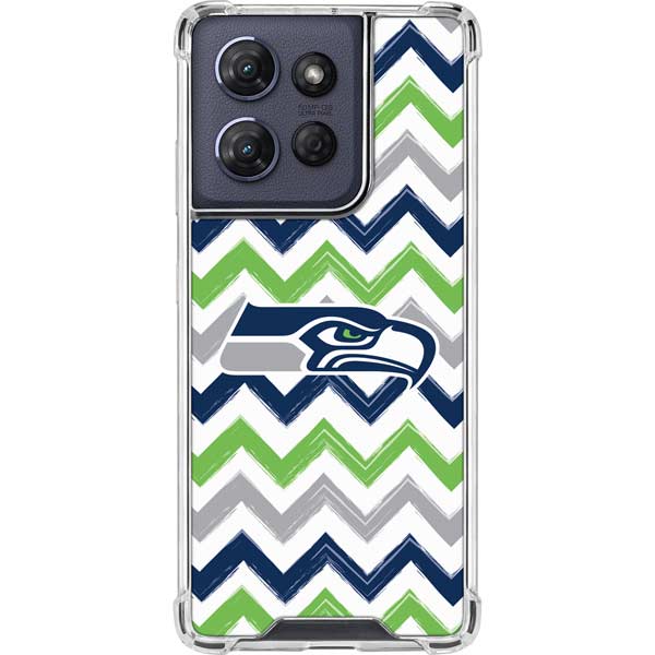NFL Seattle Seahawks Chevron Moto G Play 5G (2025) Clear Case