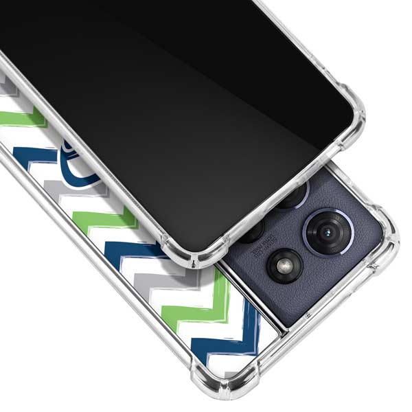 NFL Seattle Seahawks Chevron Moto G Play 5G (2025) Clear Case