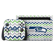 NFL Seattle Seahawks Chevron Nintendo Switch 2 (2025) with Joy-Con Skin