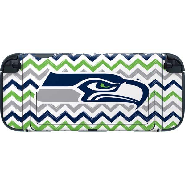 NFL Seattle Seahawks Chevron Nintendo Switch 2 (2025) with Joy-Con Skin