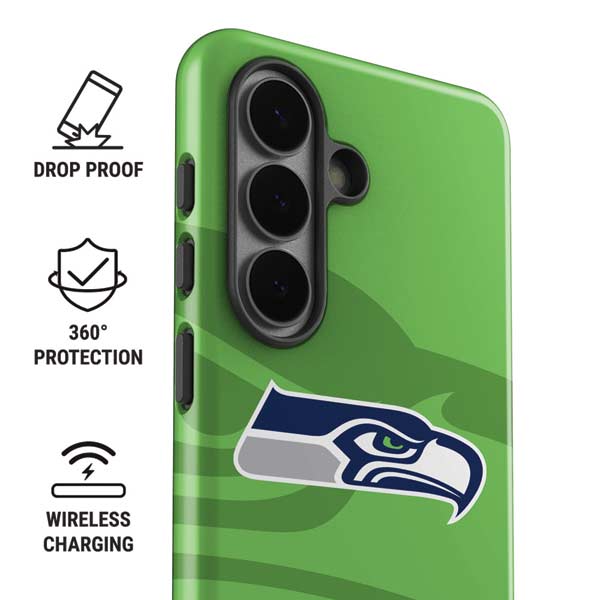 NFL Seattle Seahawks Double Vision Galaxy S26 Plus Impact Case