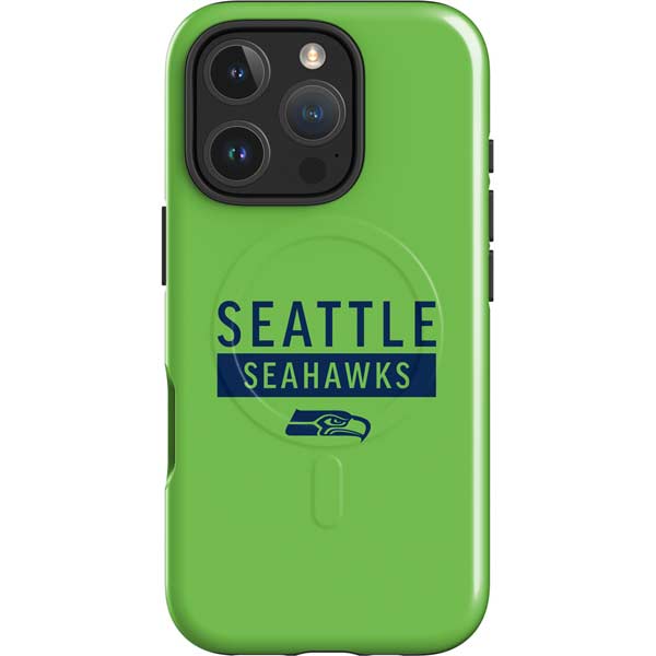 NFL Seattle Seahawks Green Performance Series iPhone 16 Pro Max Magsafe Impact Case