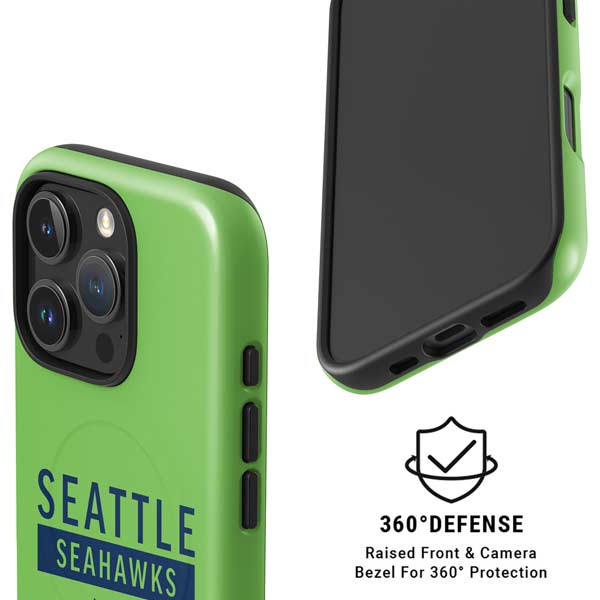 NFL Seattle Seahawks Green Performance Series iPhone 16 Pro Max Magsafe Impact Case