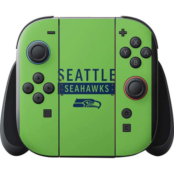 NFL Seattle Seahawks Green Performance Series Nintendo Switch 2 (2025) with Joy-Con Skin