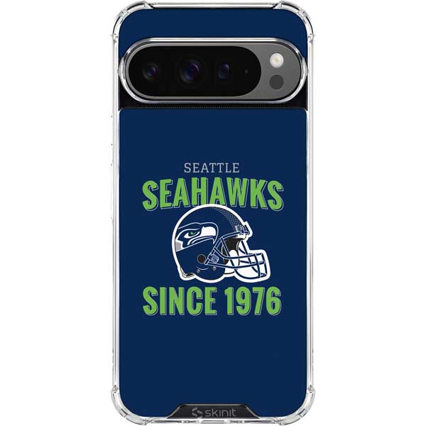 NFL Seattle Seahawks Helmet Google Pixel 10 Pro Clear Case