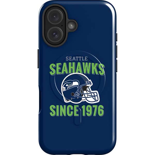 NFL Seattle Seahawks Helmet iPhone 16 Magsafe Impact Case