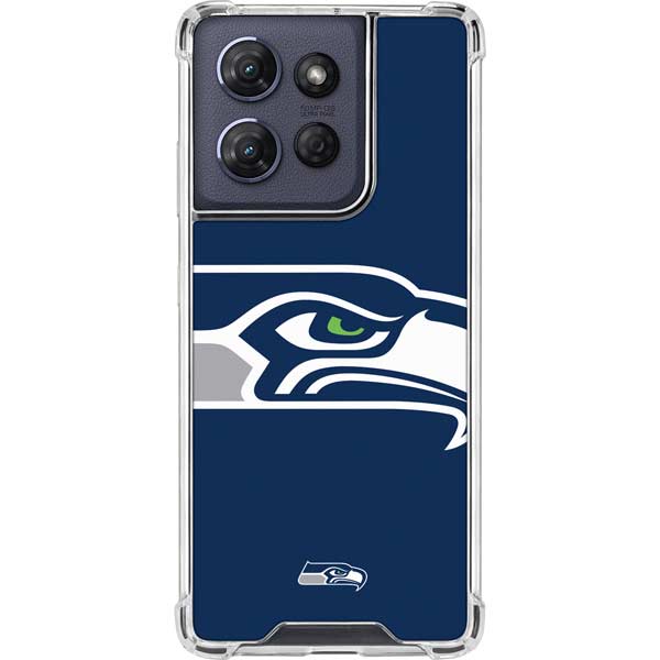 NFL Seattle Seahawks Large Logo Moto G Power 5G (2025) Clear Case