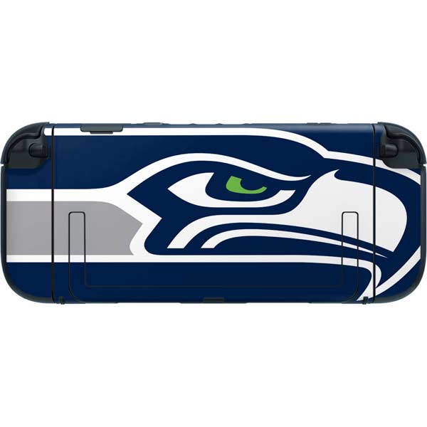 NFL Seattle Seahawks Large Logo Nintendo Switch 2 (2025) with Joy-Con Skin