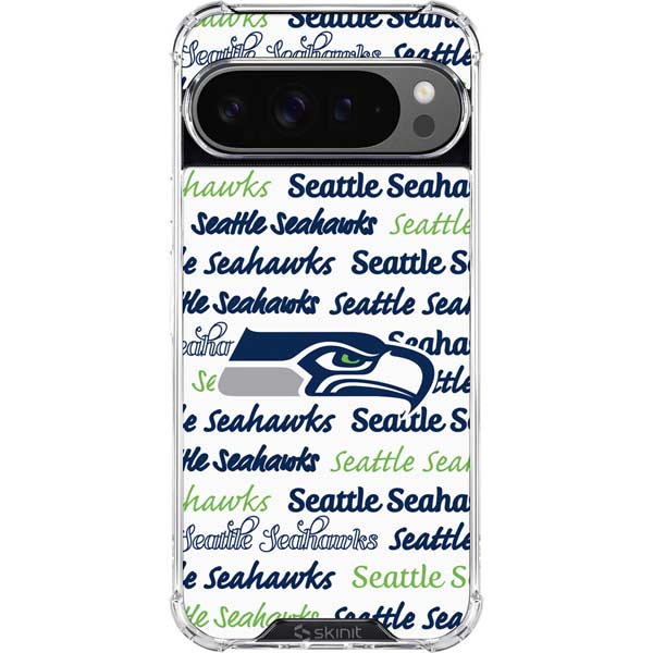 NFL Seattle Seahawks Print Google Pixel 10 Pro XL Clear Case