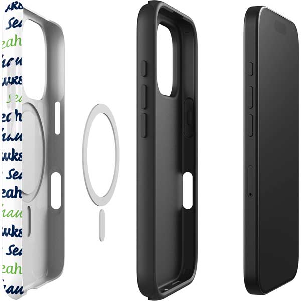NFL Seattle Seahawks Print iPhone 16 Pro Magsafe Impact Case