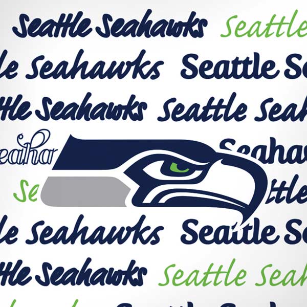 NFL Seattle Seahawks Print iPhone XS Pro Case