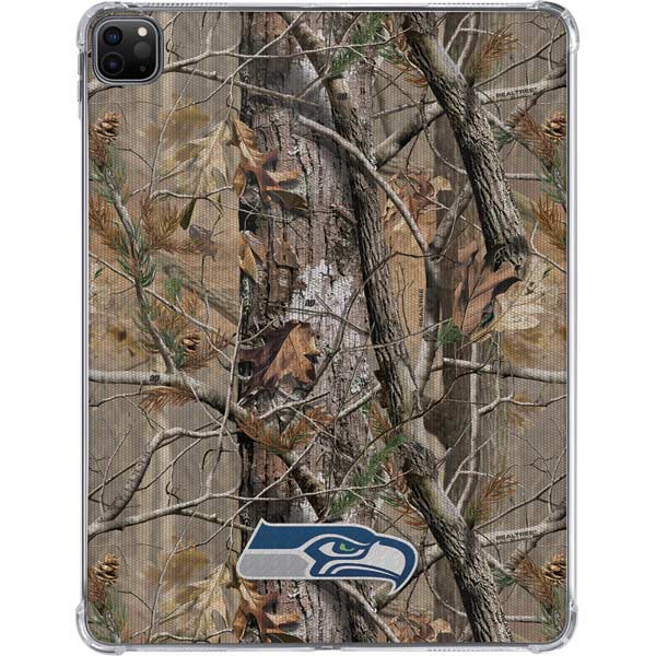 NFL Seattle Seahawks Realtree AP Camo iPad Pro 11in (2024) Clear Case