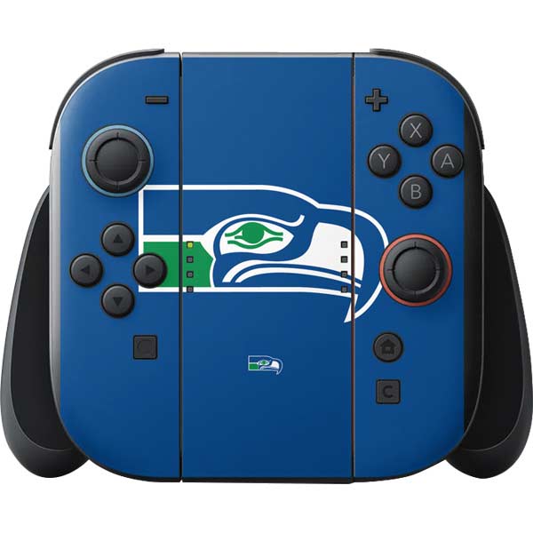 NFL Seattle Seahawks Retro Logo Nintendo Switch 2 (2025) with Joy-Con Skin