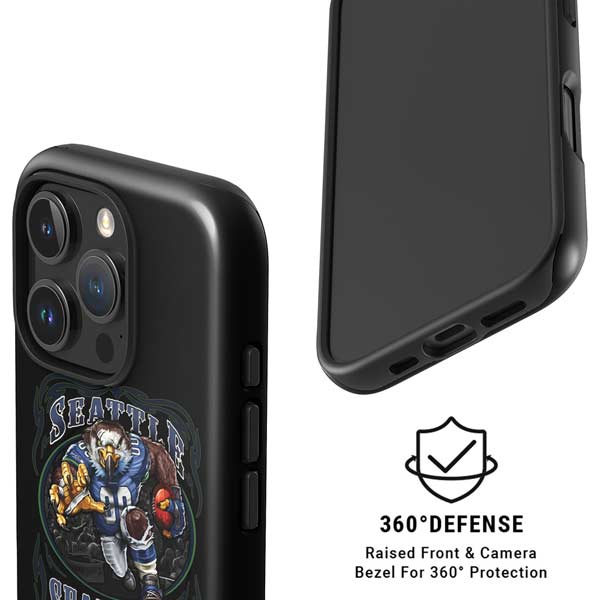 Liquid Blue NFL Seattle Seahawks Running Back iPhone 16 Pro Magsafe Impact Case