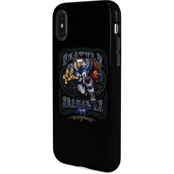 Liquid Blue NFL Seattle Seahawks Running Back iPhone XS Pro Case
