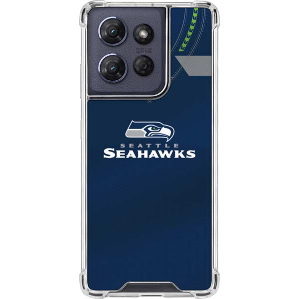 NFL Seattle Seahawks Team Jersey Moto G 5G (2025) Clear Case