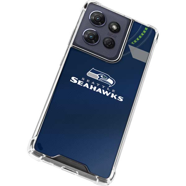 NFL Seattle Seahawks Team Jersey Moto G 5G (2025) Clear Case