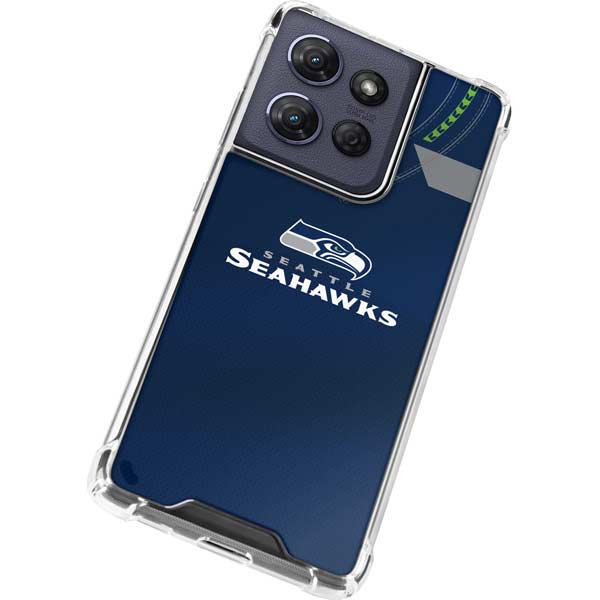 NFL Seattle Seahawks Team Jersey Moto G Power 5G (2025) Clear Case