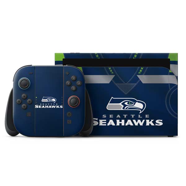 NFL Seattle Seahawks Team Jersey Nintendo Switch 2 (2025) with Joy-Con Skin