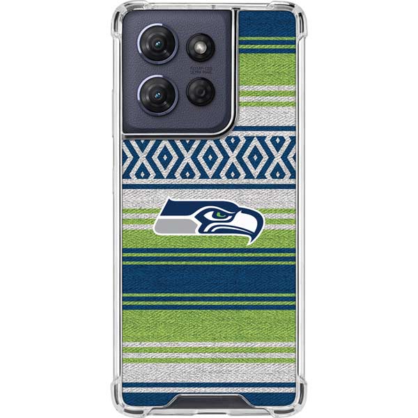 NFL Seattle Seahawks Trailblazer Moto G 5G (2025) Clear Case