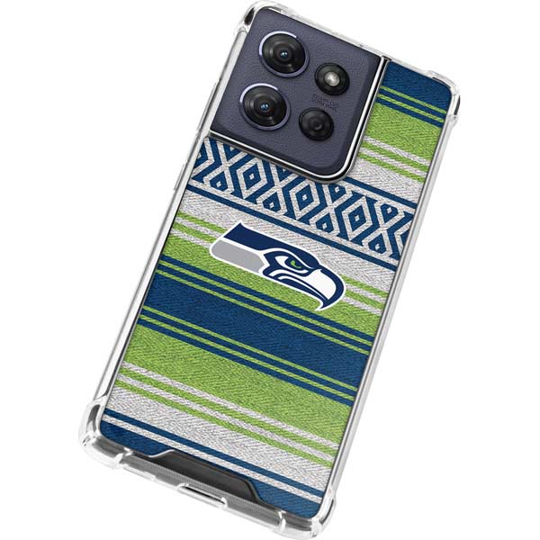 NFL Seattle Seahawks Trailblazer Moto G 5G (2025) Clear Case