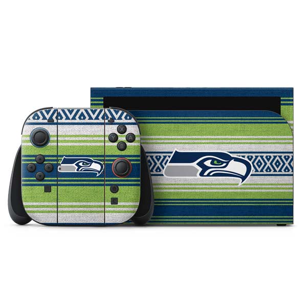 NFL Seattle Seahawks Trailblazer Nintendo Switch 2 (2025) with Joy-Con Skin