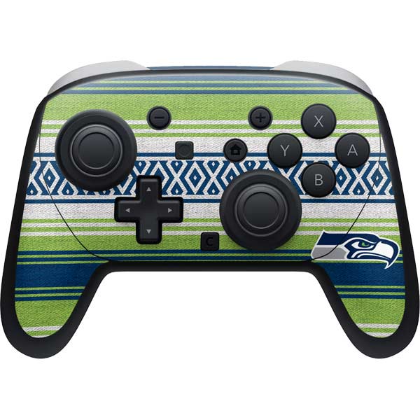 NFL Seattle Seahawks Trailblazer Nintendo Switch 2 (2025) Pro Controller Skin