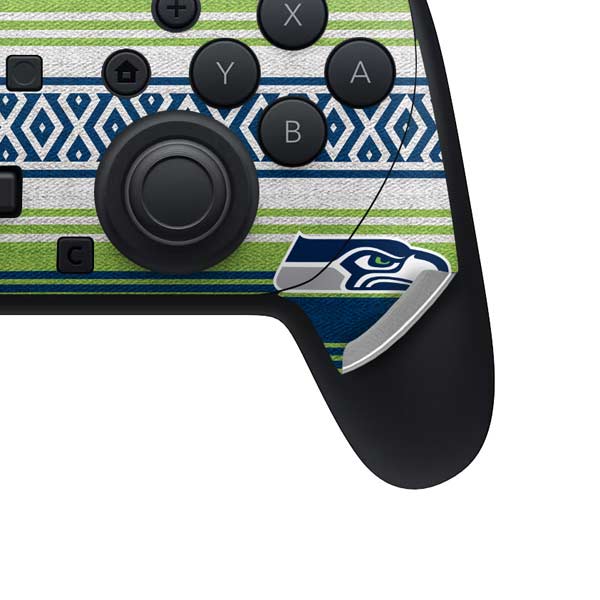 NFL Seattle Seahawks Trailblazer Nintendo Switch 2 (2025) Pro Controller Skin