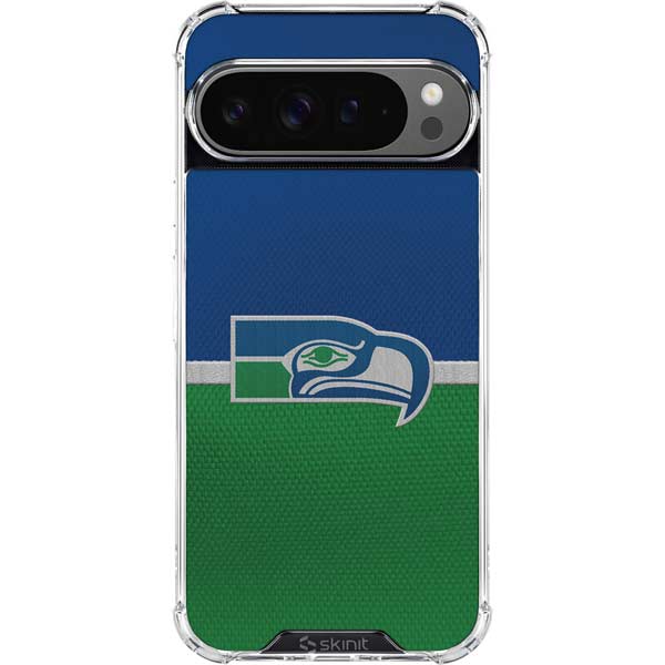 NFL Seattle Seahawks Vintage Google Pixel 10 Pro XL Clear Case