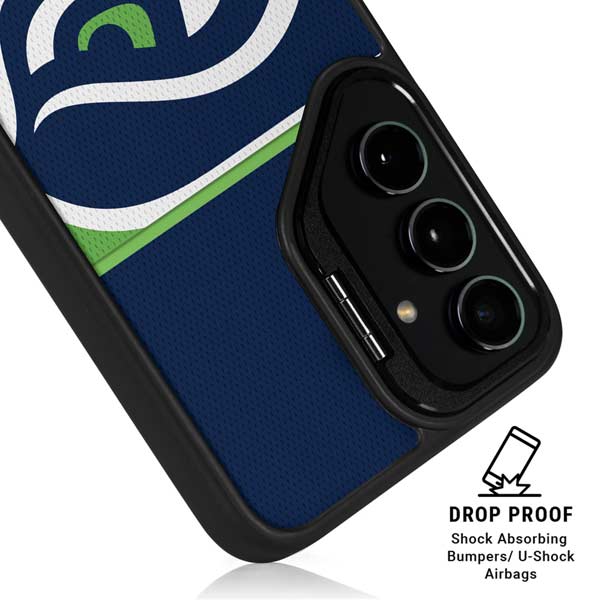 NFL Seattle Seahawks Zone Block Galaxy S26 Ultra Kickstand Case