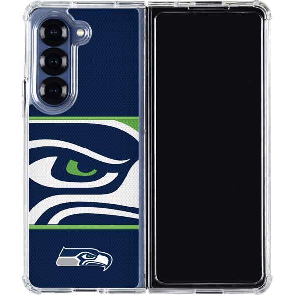NFL Seattle Seahawks Zone Block Galaxy Z Fold7 Clear Case